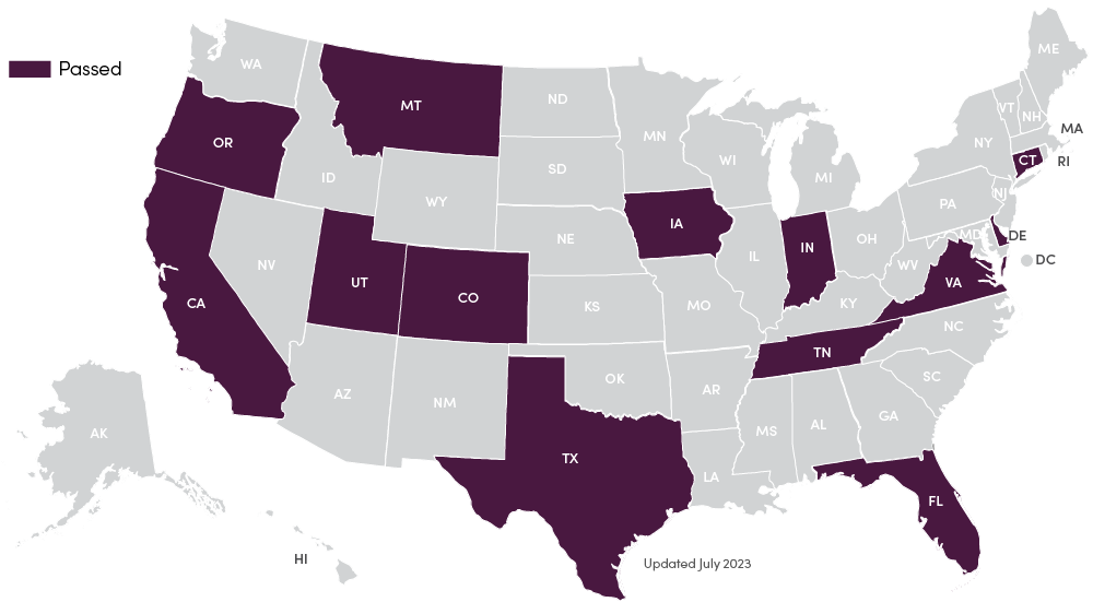 State Privacy Laws Attorneys Wiley Wiley